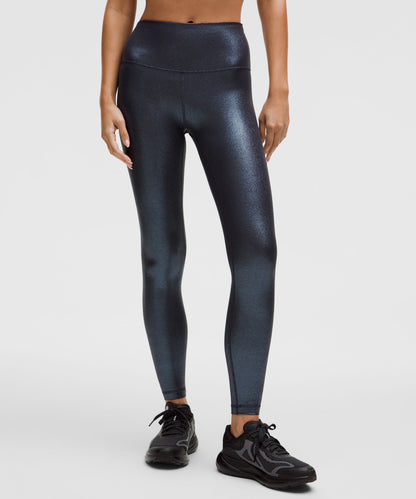 lulu Align High-Rise Ribbed Pant 28" Shine